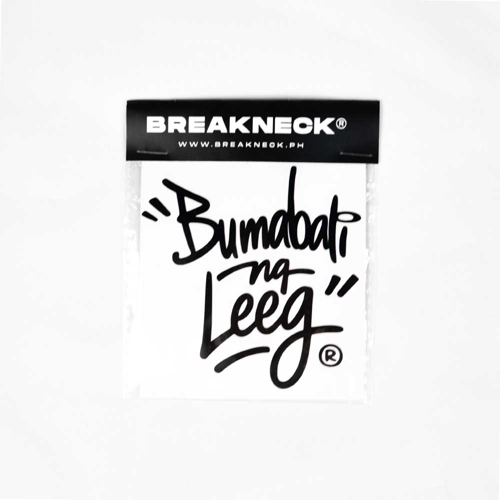 BREAKNECK "Bumabali Ng Leeg" Automotive Sticker
