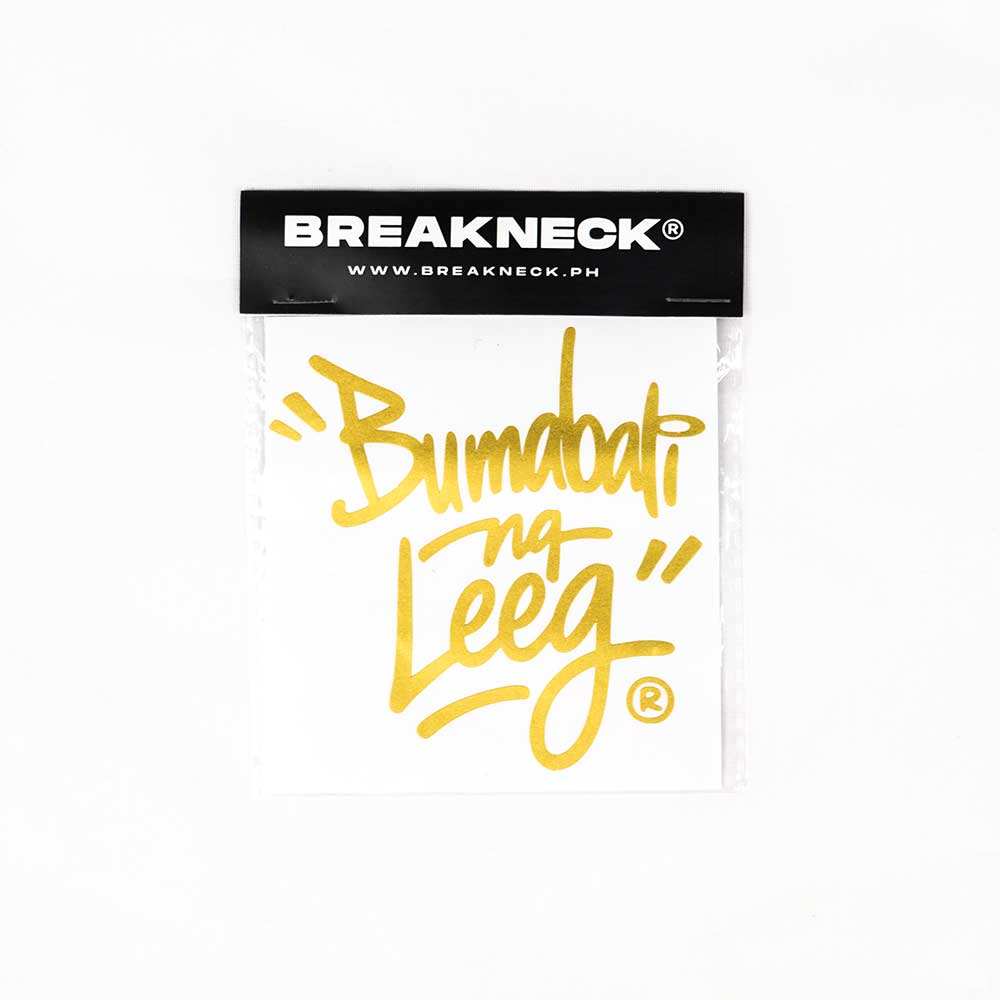 BREAKNECK "Bumabali Ng Leeg" Automotive Sticker