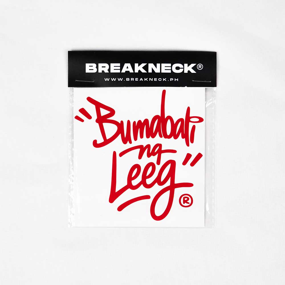 BREAKNECK "Bumabali Ng Leeg" Automotive Sticker