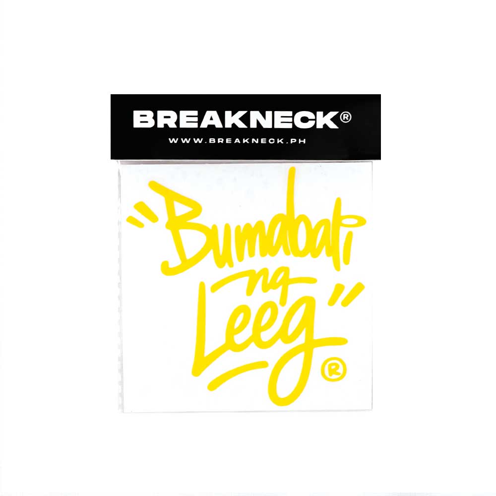 BREAKNECK "Bumabali Ng Leeg" Automotive Sticker