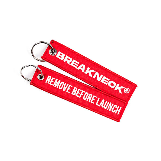 BREAKNECK Jet Key Tags - Remove Before Launch