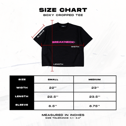 BREAKNECK Classic Ladies Crop Tee